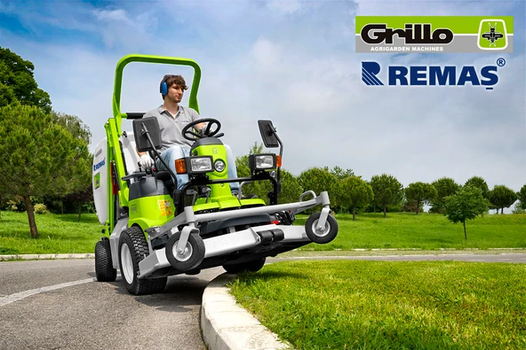Grillo FD900 4WD Çim Biçme Traktörü - Resim 4