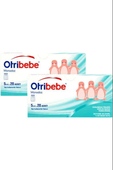 Otribebe Monodoz Serum Fizyolik 5 ml x 20 Flakon 2 Adet ürün görseli 1