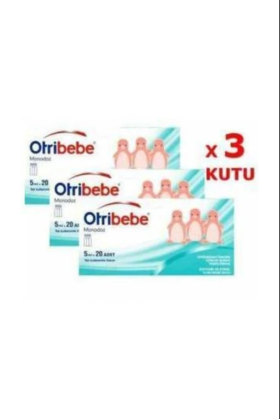 Otribebe Monodoz Serum Fizyolik 5 ml x 20 Flakon 3 Adet ürün görseli 1