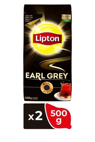 Lipton Earl Grey 500 gr Bergamotlu Çay - Resim 2