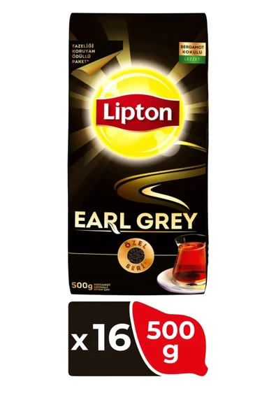 Lipton Earl Grey 500 gr x 4 Adet - Resim 4