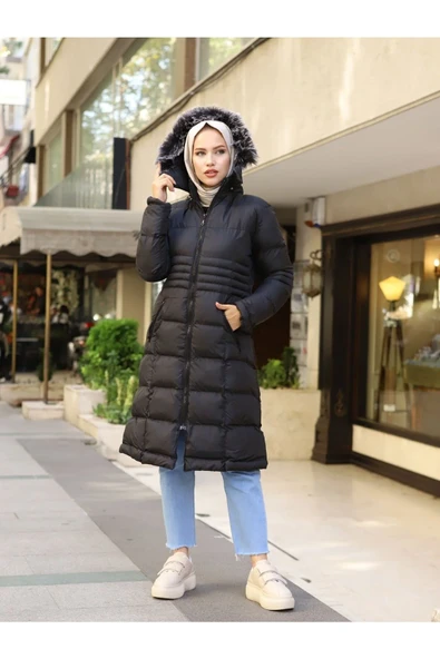 Moda Palmiss Tam Dolum Şişme Mont - Resim 2