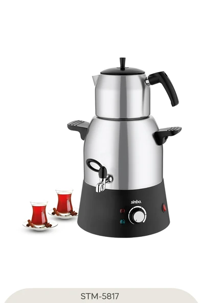 Sinbo STM-5817 2000 W Çelik Semaver - Resim 2