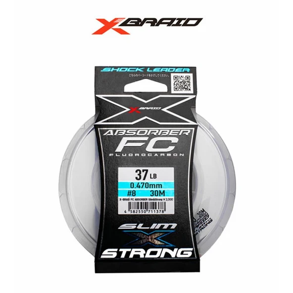 Ygk Absorber Slim FC 30m Fluorocarbon Misina ürün görseli 1