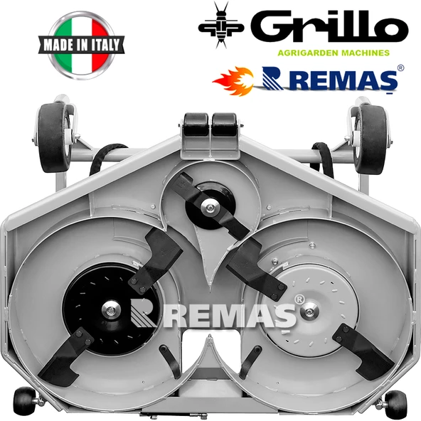 Grillo FD900 4WD Çim Biçme Traktörü - Resim 8