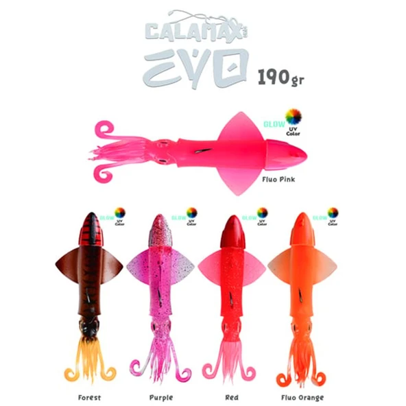 Fujin Calamax EVO 190gr Combo Squid Silikon Yem ürün görseli 1