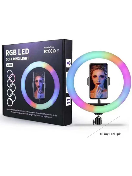 AbaTech MJ26 Ringlight 10 Inç LED Işık - Resim 2