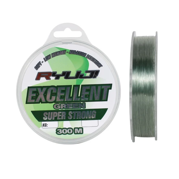 Ryuji Excellent 300mt Green Monofilament Misina ürün görseli 1