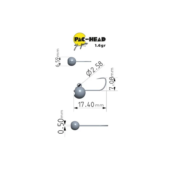 Fujin Pac-Head Aji Game Jighead - Resim 3