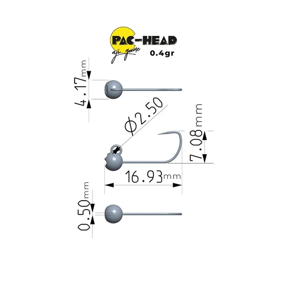 Fujin Pac-Head Aji Game Jighead - Resim 2