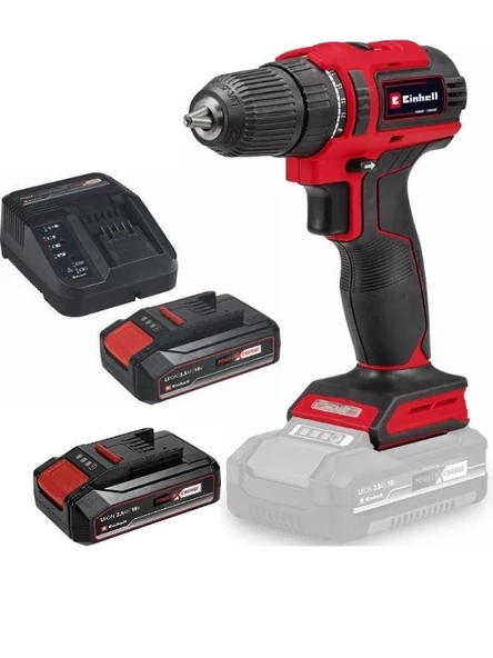 Einhell TE-CD 18/40 Li BL 2x2.5ah Kömürsüz Akülü Matkap ürün görseli 1