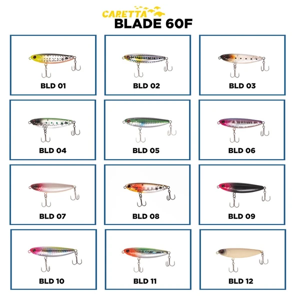 Caretta Blade 60 F 60mm 6gr Floating Maket Yem ürün görseli 1