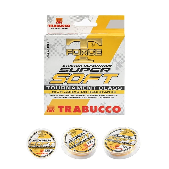 Trabucco T-Force Süper Soft 200mt Olta Misinası ürün görseli 1
