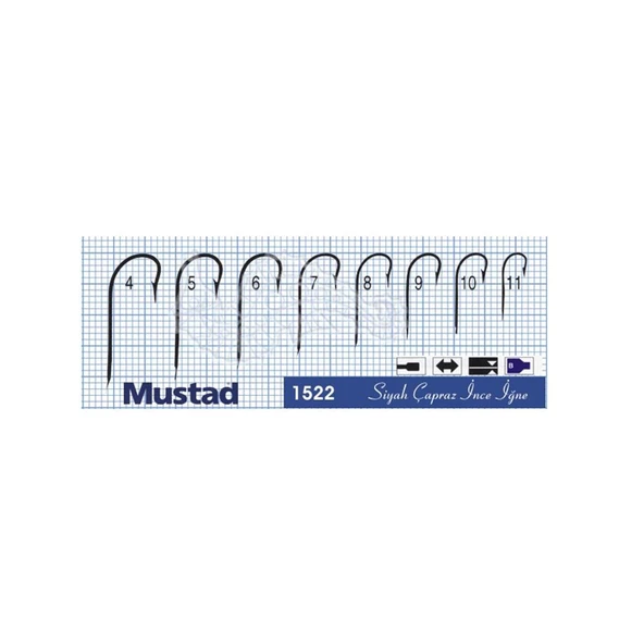 Mustad 1522 Olta İğnesi 100 Adet - Resim 2