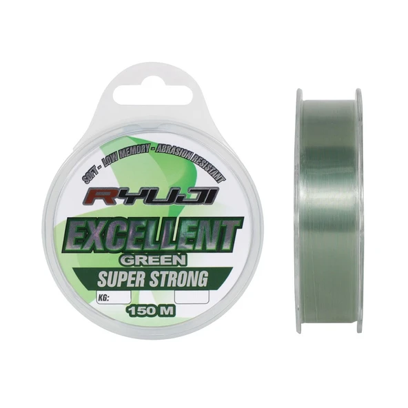 Ryuji Excellent 150mt Green Monofilament Misina ürün görseli 1