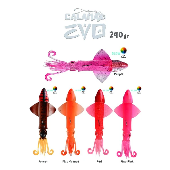 Fujin Calamax EVO 240gr Combo Squid Silikon Yem ürün görseli 1