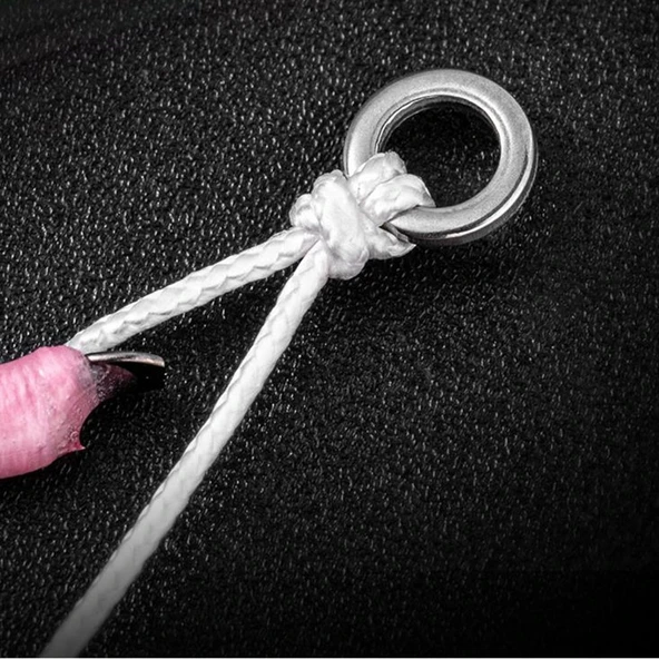 Ecooda Pink Style Light Jigging Double Hooks Assist İğne - Resim 4