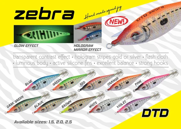 DTD Zebra 1.5 55mm Kalamar Zokası ürün görseli 1