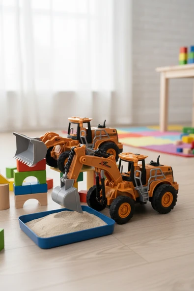 Şarjlı Buharlı Kazıcı, Yükleyici, 2'Li Set ürün görseli 1