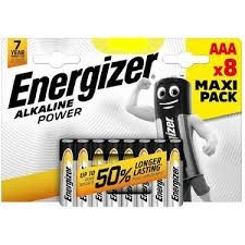ENERGIZER ALKALINE POWER AAA PİL 8 ADET ürün görseli 1
