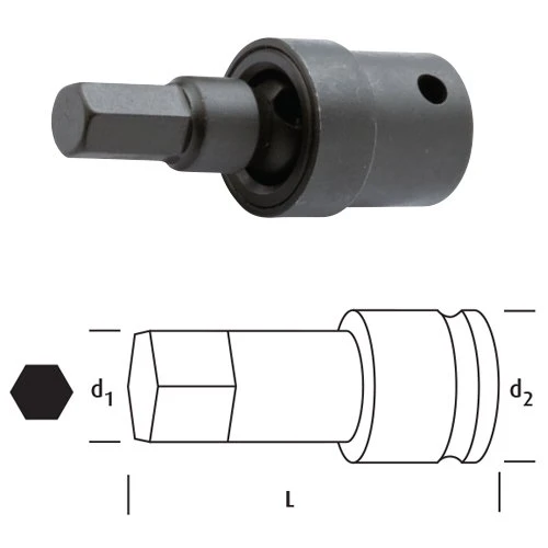 OSAKA LN12MA07 MAFSALLI ALLEN LOKMA 1/2" 7 mm ürün görseli 1