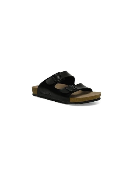 LUMBERJACK MENDY 5FX SİYAH COMFORT ANATOMİK TOKALI CASUAL TERLİK ürün görseli 1