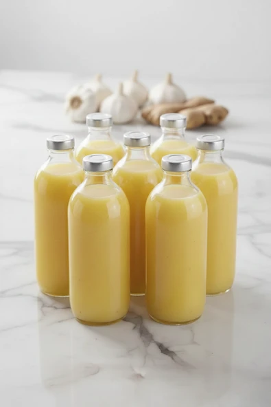 360 Cc Kapaklı Detoks Şişe 7 Adet - Resim 3