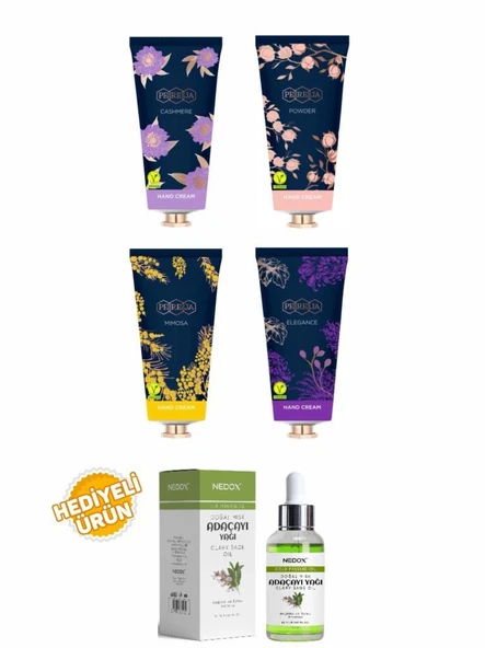Pereja 4'lü Set El Kremi 60 ml Tüp ürün görseli 1