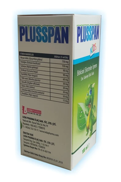 Plusspan Kids Şurup 100 ml ürün görseli 1
