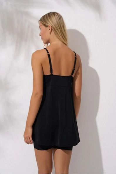 Şortlu V Yaka Tankini 241505 - Resim 2