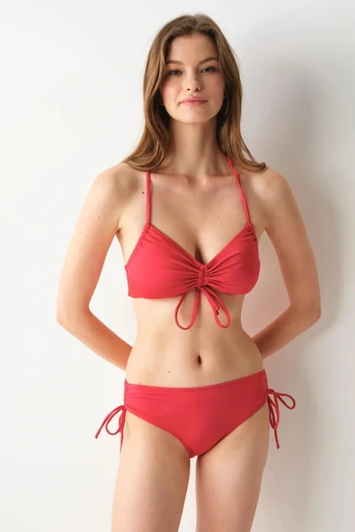 Freez Sürgülü Bustier Tek Üst Kirmizi 239110 ürün görseli 1