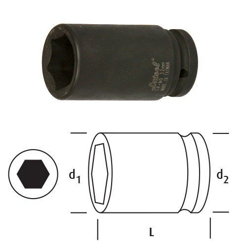 OSAKA LN1D30 UZUN LOKMA 1" 30 mm ürün görseli 1