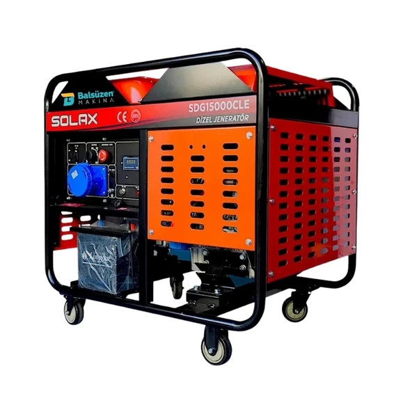 Solax Sdg15000cle 12kw Monofaze Marşlı Dizel Jeneratör ürün görseli 1