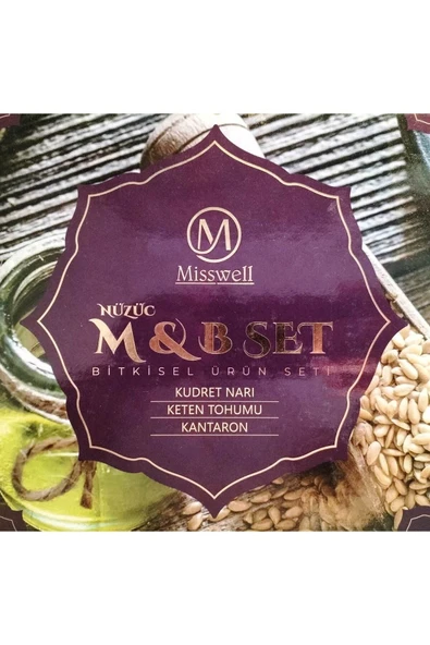 MİSWELL NÜZÜC M&B SET ÇAY B GRUBU VİTAMİNLER, MAGNEZYUM, FOSFOR, BAKIR TİAMİN ürün görseli 1