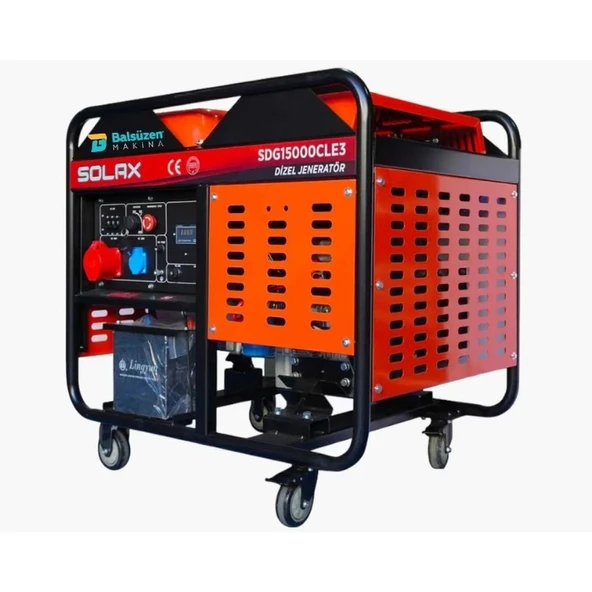 Solax Sdg15000cle3 15kw Trifaze Marşlı Dizel Jeneratör ürün görseli 1