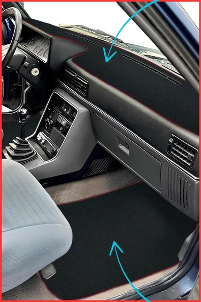 Renault Broadway R9 / R11 Spring Fairway Flash Uyumlu Oto Halı Paspas & Torpido Koruma Halısı ürün görseli 1