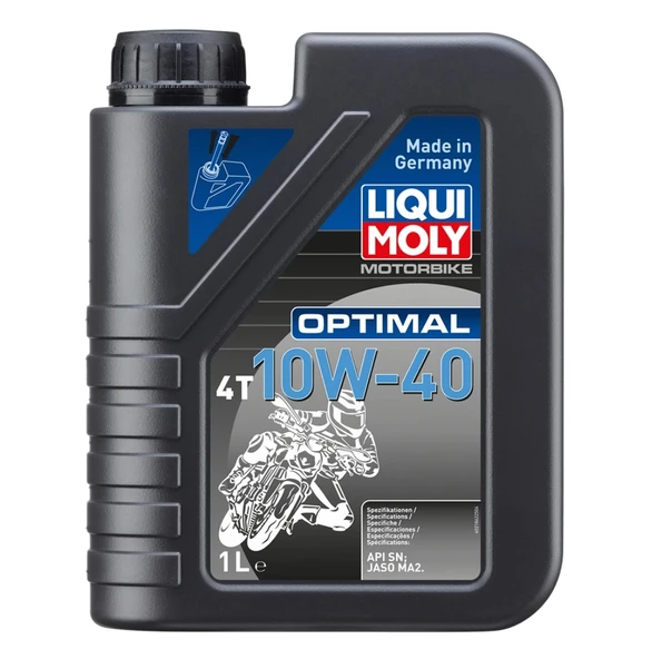 Liqui Moly Motorbike Optimal 4T 10W40 1 Lt (21862) ürün görseli 1