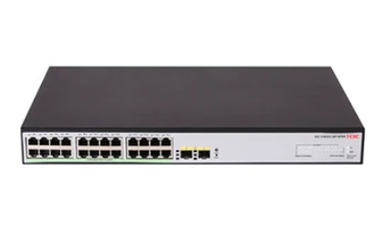 H3C S1600V2-26P-HPWR 24 PORT 10/100/1000 +2SFP 370W POE YÖNETİLEBİLİR  POE SWİTCH ürün görseli 1