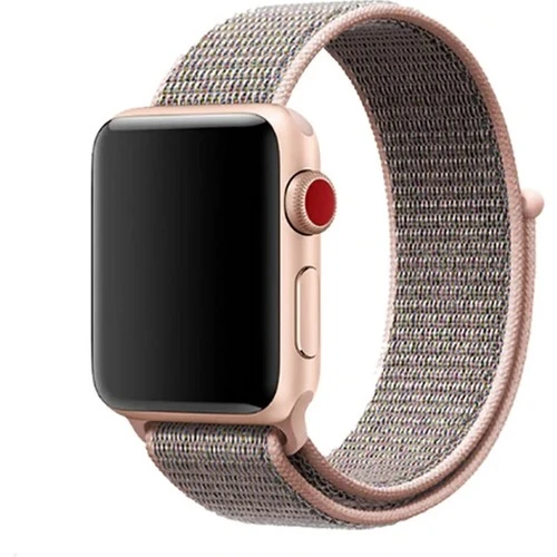 Mi7a Apple Watch Seri 7 6 5 4 3 2 Se 42MM / 44MM / 45MM Uyumlu Spor Loop Dokuma Hasır Kordon ürün görseli 1