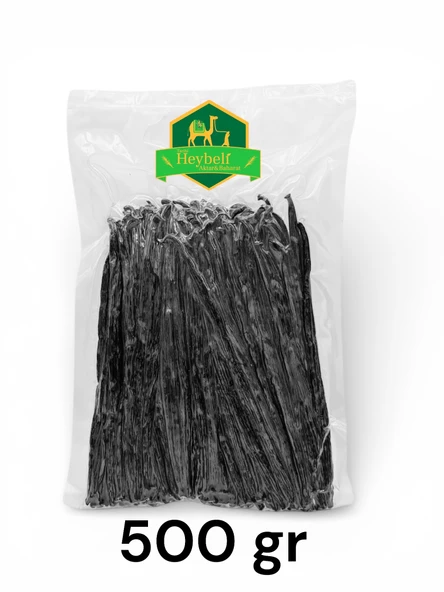 500 gr Taze 1. Kalite Çubuk Vanilya - Vanilya Çubuğu (16-18 cm) Vakumlu Ambalaj ürün görseli 1