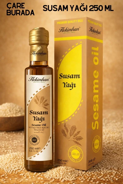 Hekimhan - Susam Yağı 250 Ml (Soğuk Sıkım) ürün görseli 1