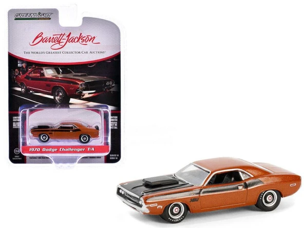 Greenlight Barrett-Jackson Series 14- 1970 Dodge Challenger T/A 1/64 Model Araba ürün görseli 1