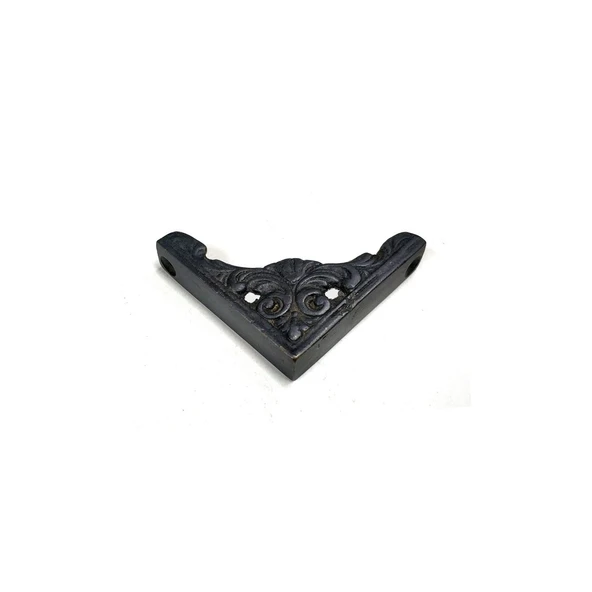 Antika Tarz Dekoratif Pirinç Köşe Süsü - 58x58 mm, Oksit ürün görseli 1