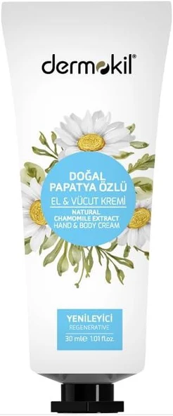 Dermokil Papatya Özlü El ve Vücut Kremi 30 ml ürün görseli 1