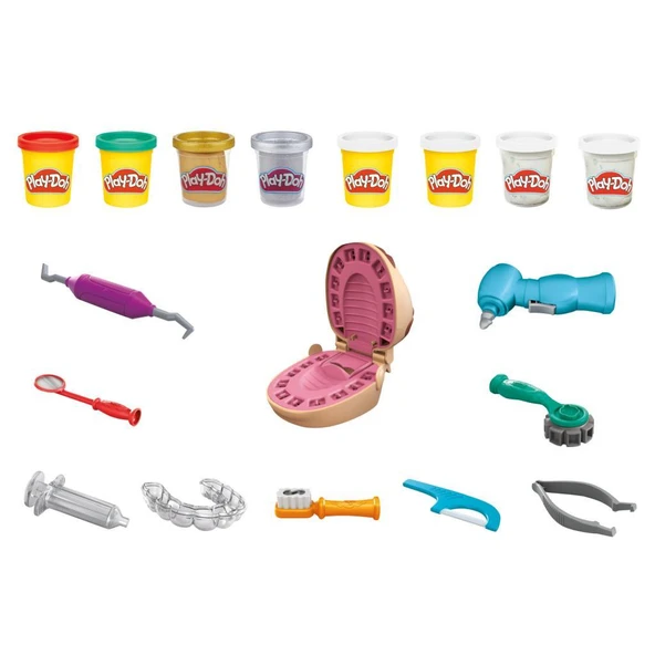 Play-Doh Dişçi Seti F1259 - Resim 2