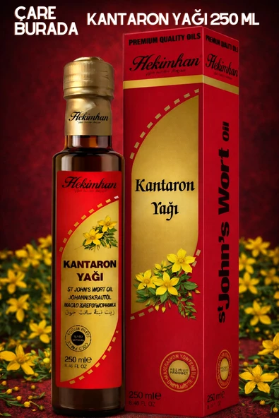 Hekimhan - Kantaron Yağı 250 Ml (Soğuk Sıkım) ürün görseli 1