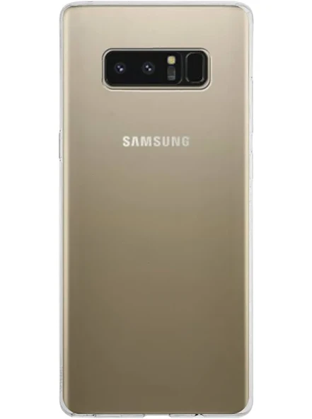 Samsung galaxy note 8 silikon kılıf şeffaf 2 adet - Resim 4