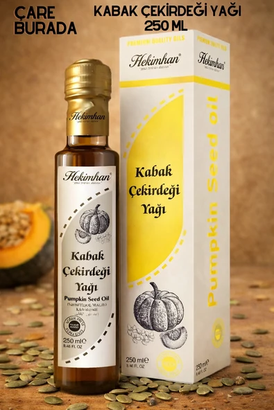 Hekimhan - Kabak Çekirdeği Yağı 250 Ml (Soğuk Sıkım) ürün görseli 1