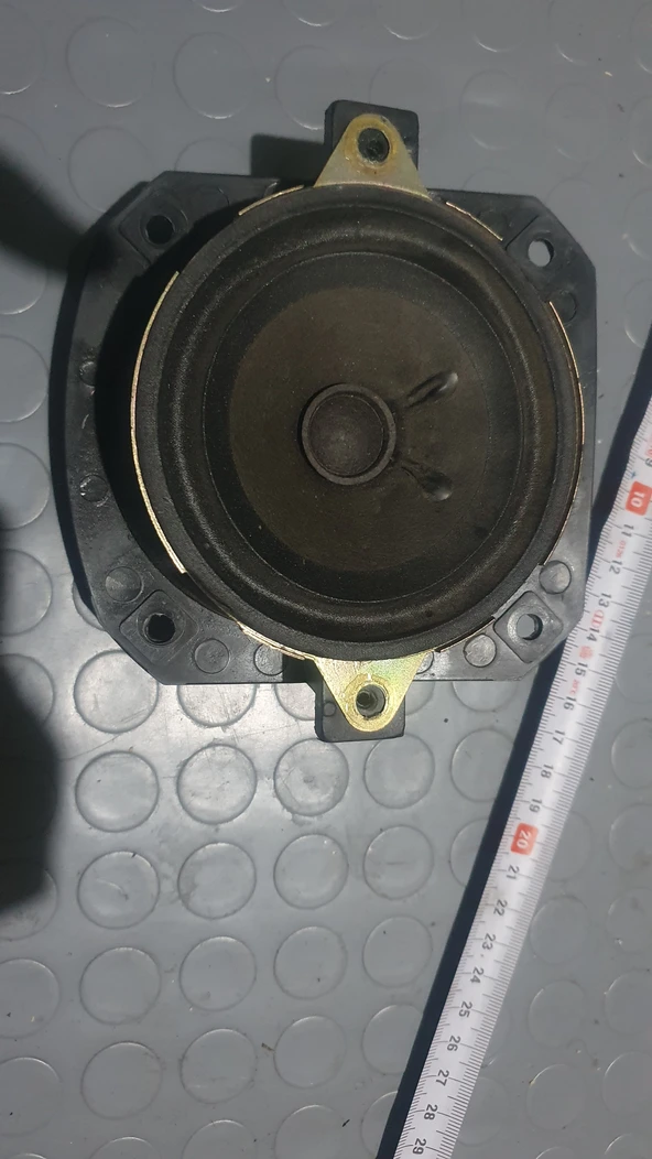 Arac hoparlör 4 ohm 50 watt 10 cm 1 adet plastik arkalikli - Resim 2
