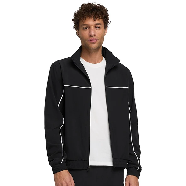 Wilson Team Woven Jacket Siyah Erkek Tenis Ceket WM00294411BKA ürün görseli 1